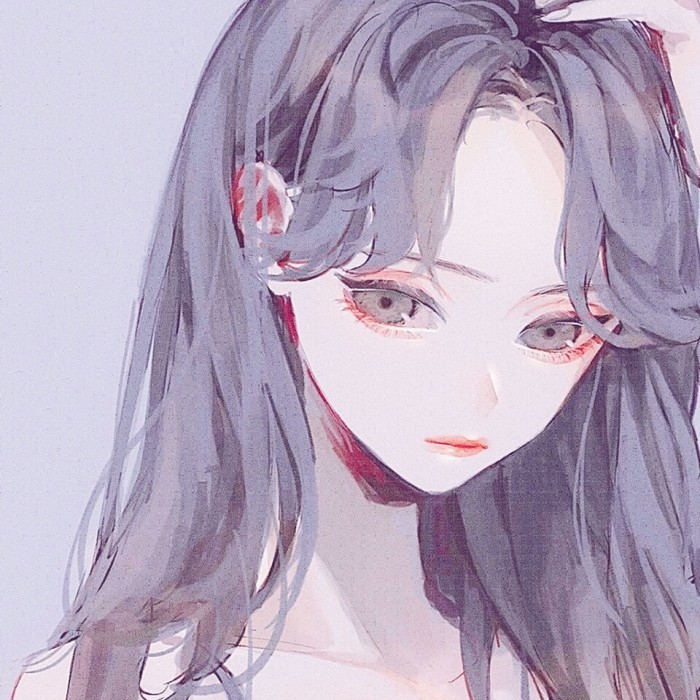 ins风·动漫·女生头像:即使一无所有,也要美好的不像