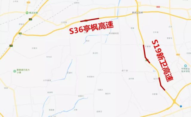 市公安局说,由于s19新卫高速,s36亭枫高速部分路段路面不平