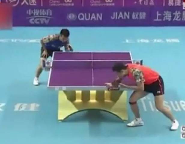 中国乒乓球不能用漂亮来形容了,要用屌炸天!