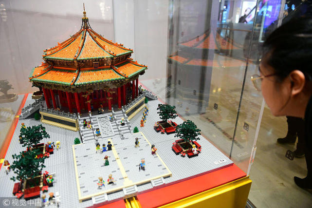 1万多块乐高积木拼出400年故宫老建筑,栩栩如生细节生动