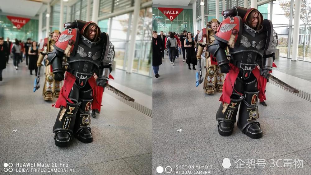 华为Mate20和小米MIX3拍照对比:价格差2千性