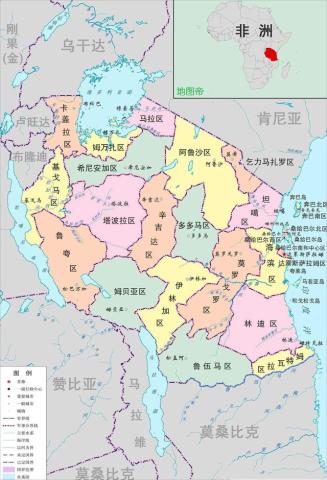 坦桑尼亚 人口_坦桑尼亚地图