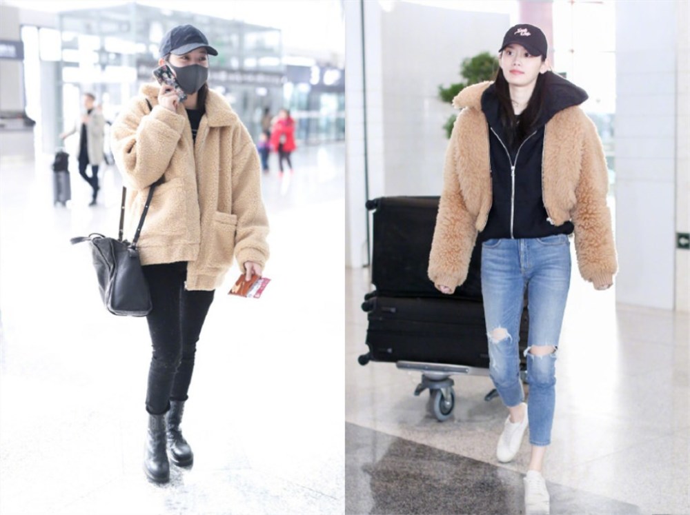 羊羔绒外套可帅可萌,毛绒绒的感觉让人欲罢不