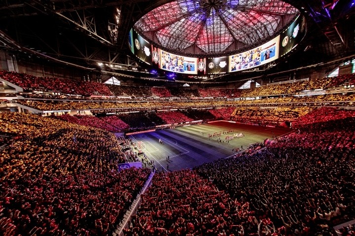 谁说美国足球无人问津?大联盟东决首回合现场