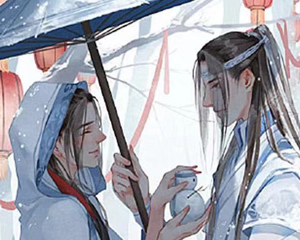 魔道祖师最虐心插画,蓝忘机脆弱时你可曾见过?图5让你