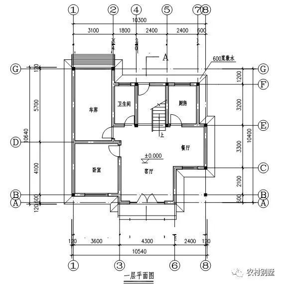 10x10米三层农村自建房,户型方正简单大气,造价30万超