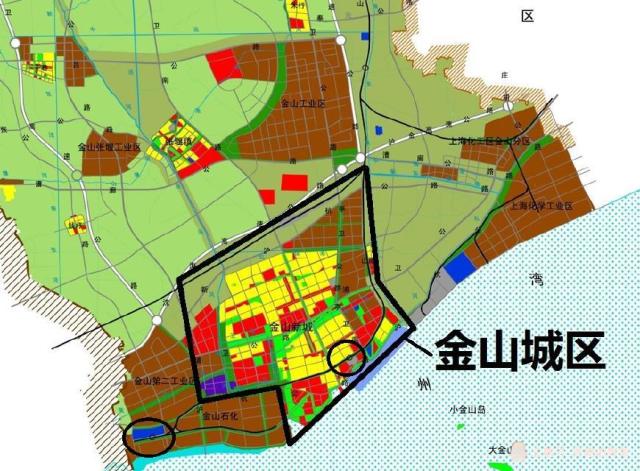 解析上海石化与金山城区:上海金山铁路只通向城区,并不到石化