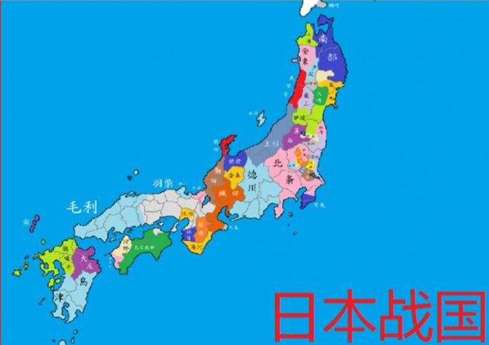 日本战国时代地图