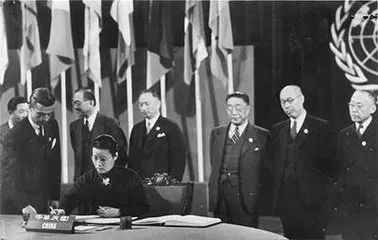 网络,侵删)1945年,当中国出席旧金山联合国制宪会议代表团名单公布时