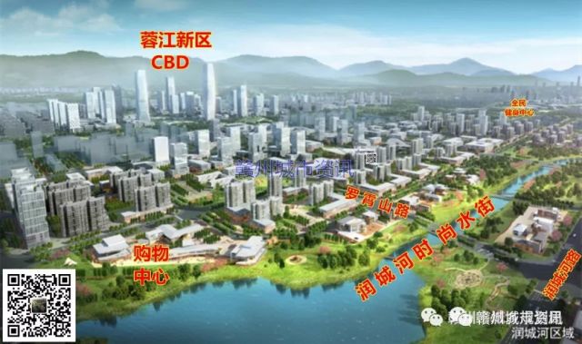 蓉江新区-历年规划图演变