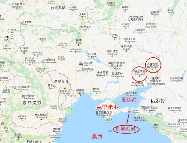 乌克兰面积和人口_克里米亚半岛,与陆地之间的连接处有多宽(3)