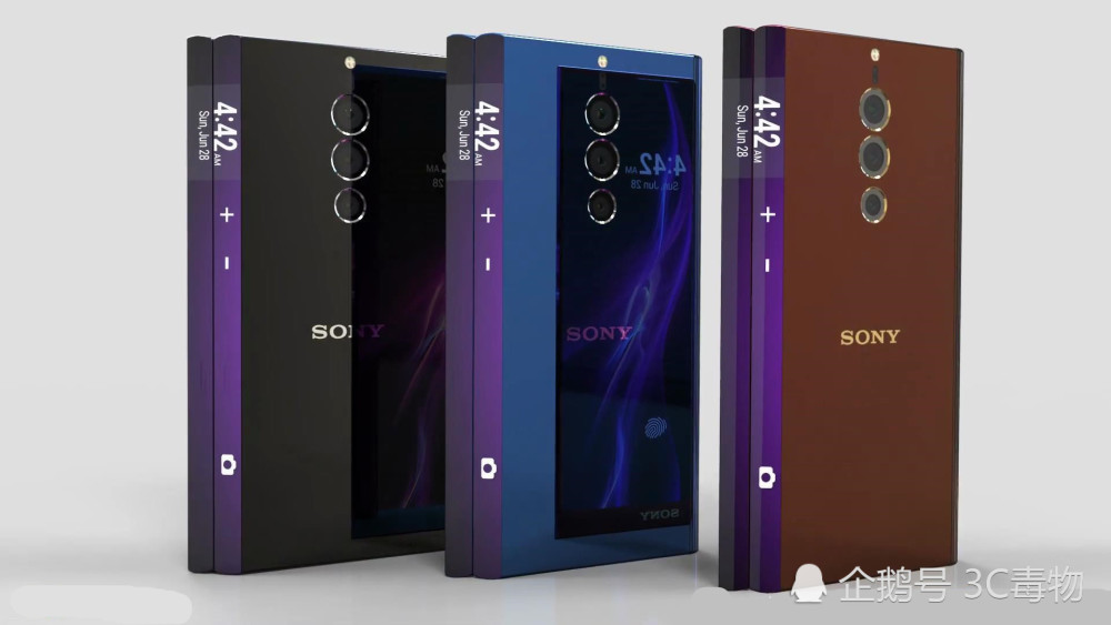 索尼折叠手机概念图:4块屏幕后置三镜头 信仰