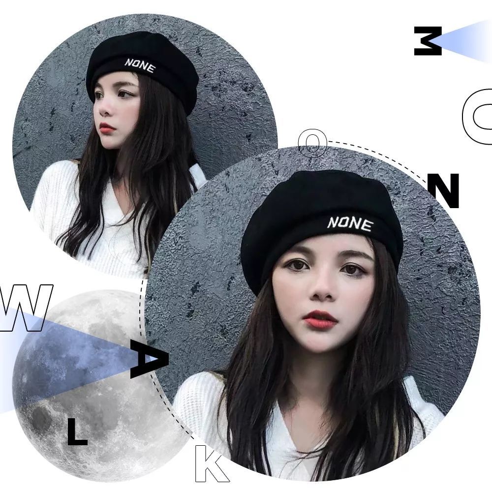 淘宝便宜、好看还显脸小的帽子!看见第一款就