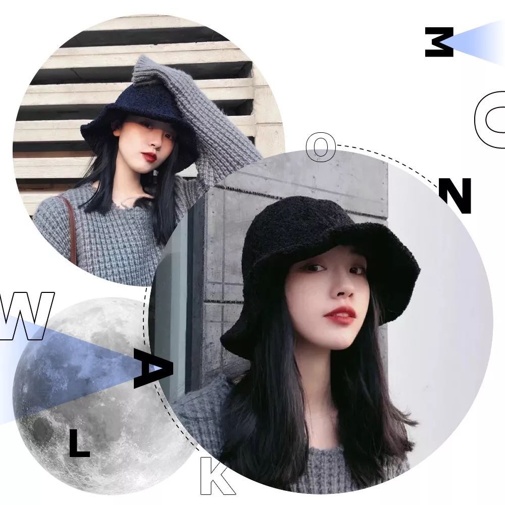 淘宝便宜、好看还显脸小的帽子!看见第一款就