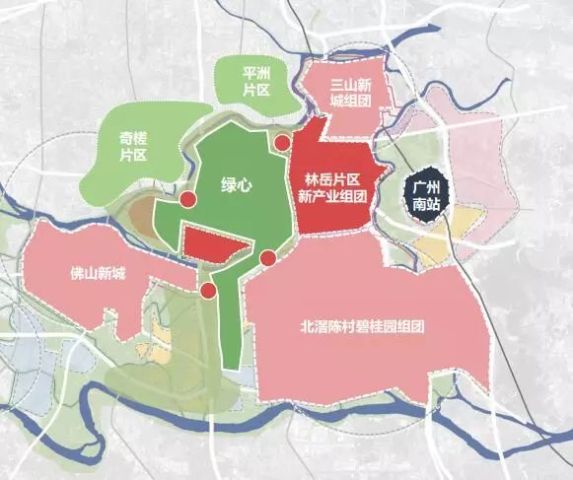 佛山三龙湾启动区范围曝光!这些片区又被重点