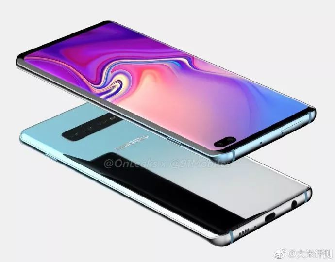 三星S10+全新渲染图曝光:强迫症看了有点受不