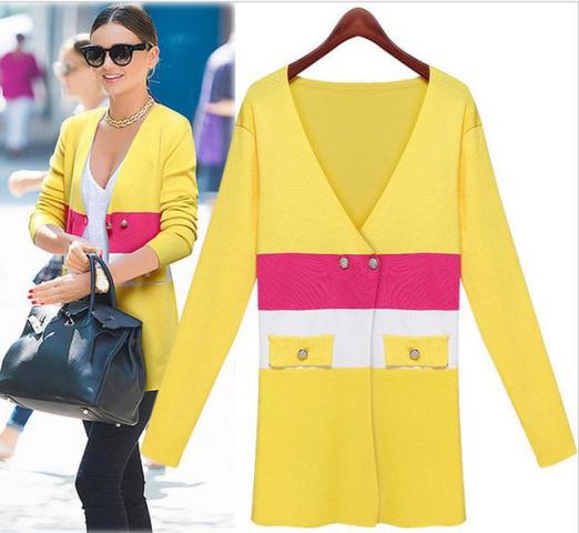 别致风情的<em>中长针织开衫</em>外套,比风衣外套还美