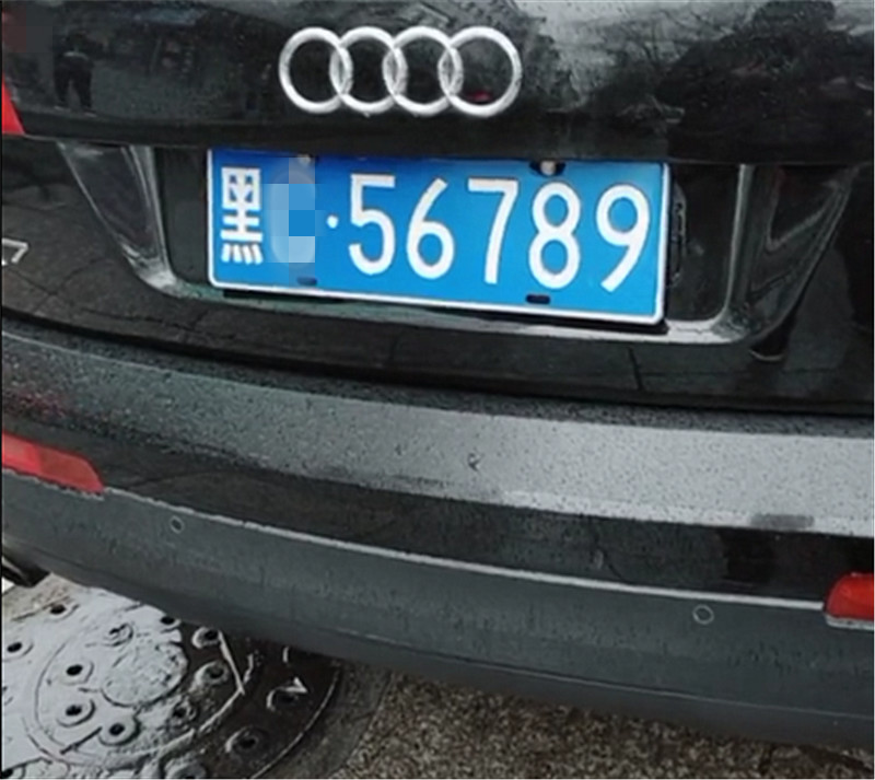 82万奥迪q7现黑龙江,本不会注意,但没想到车牌号如此
