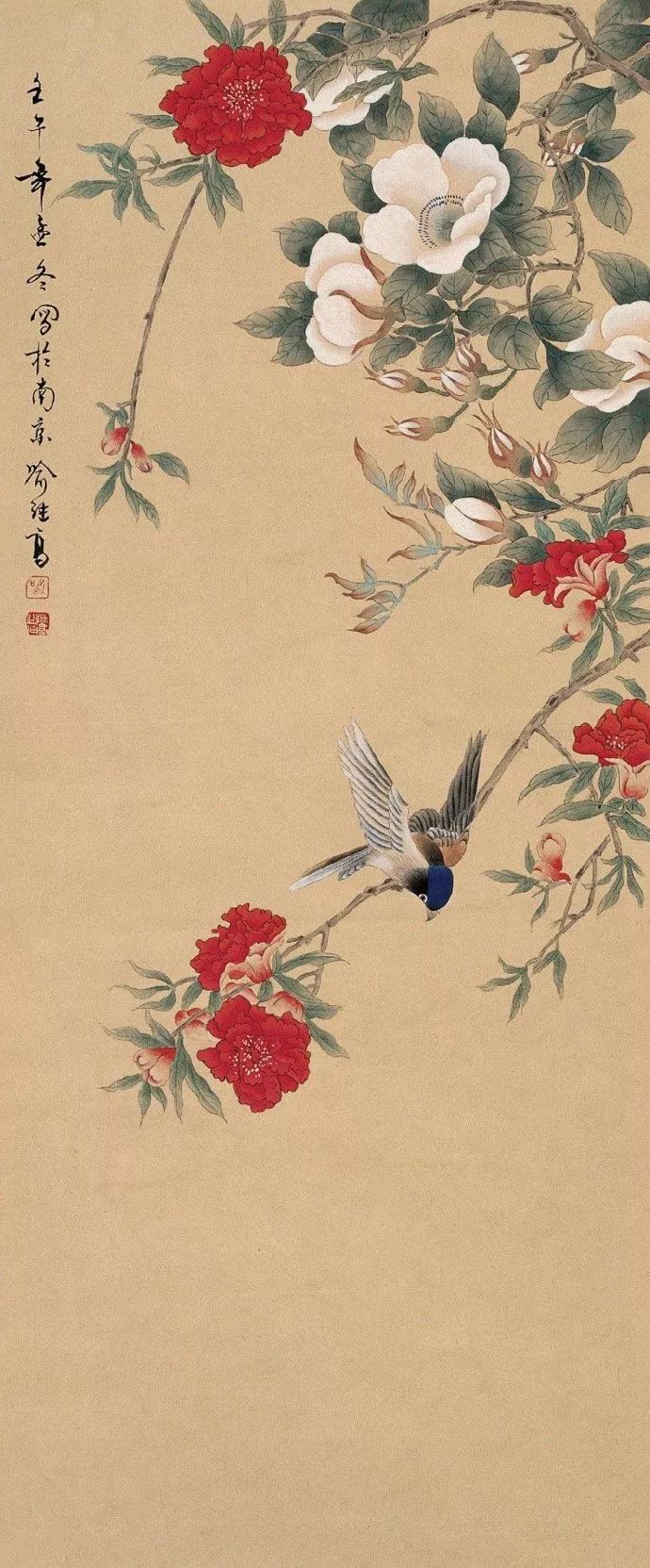 生机勃勃精致细腻喻继高最美的工笔花鸟画