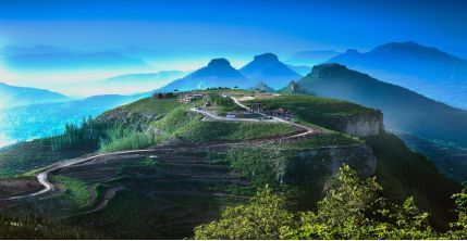 沂蒙山区岱崮地貌:"我,有点方"