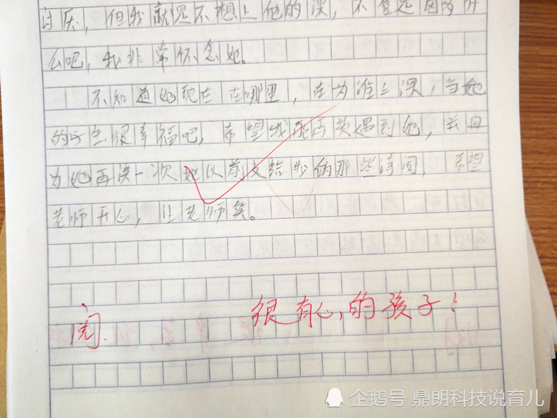 小学生老师《怀念她》,作文看完a老师,句子:家长一小学孩子短年级图片