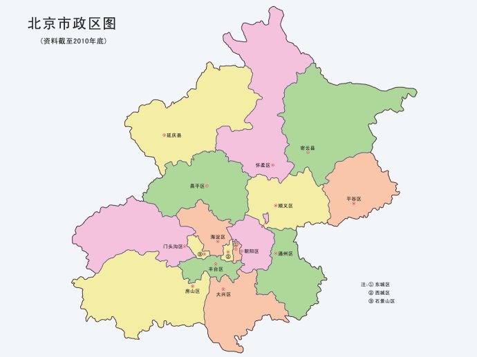 北京市行政区划