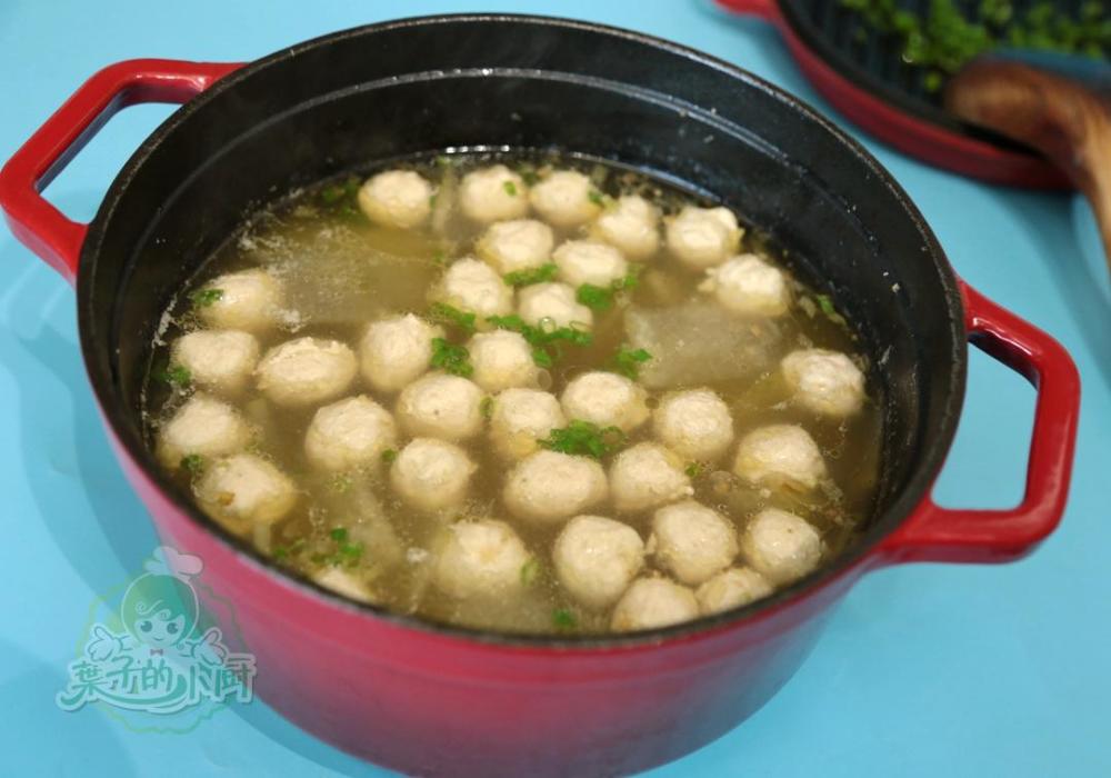 冬瓜肉丸汤家常做法,冬瓜入味、肉丸口感好的