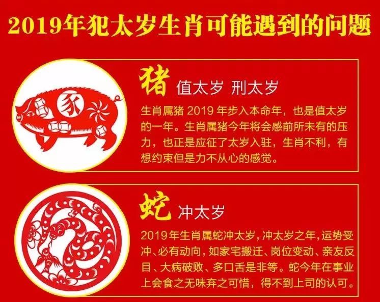 2019犯太岁的生肖不用怕,支招如何化解,如何趋吉避凶?