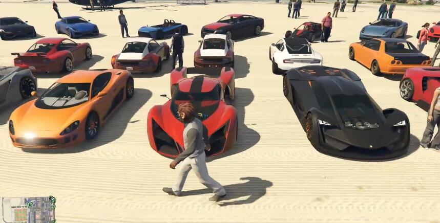 《gta5》阿波罗跑车海滩豪车展,都是你未曾见过的超级