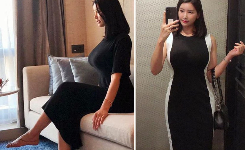 韩国130斤健身网红,体型壮硕却不失性感,三围尺寸堪比