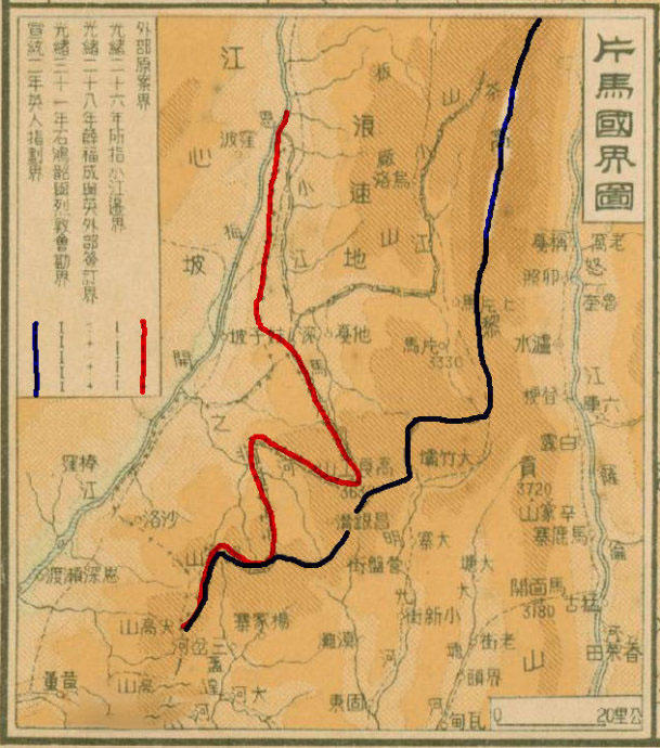 民国政府开始逐步在地图上扩大江心坡范围.