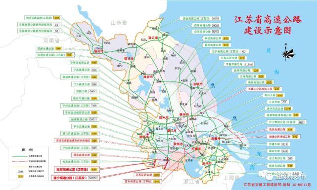 江苏高速最新建设图曝光!阜溧高速将贯通 一路南下到安徽
