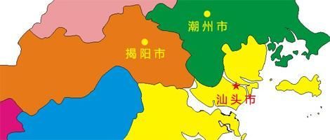 揭阳,汕头三个城市,除了这三个地方之外的人都不算潮汕人