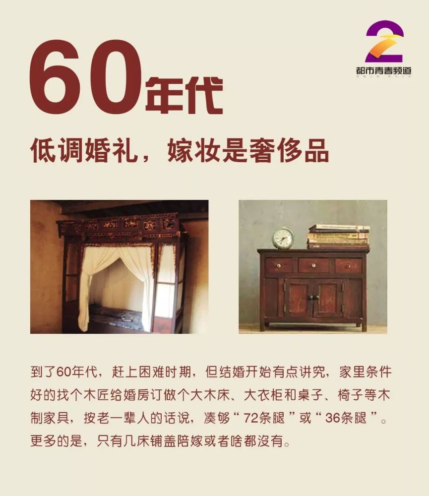 结婚"三大件"变迁,引领不同年代风潮!
