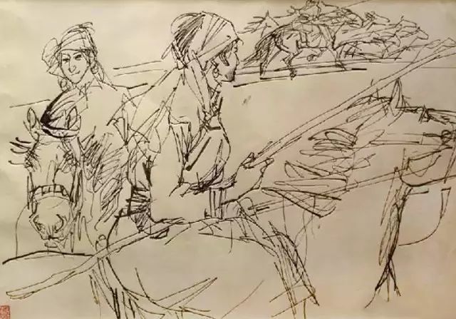 中国速写大师们作品集合