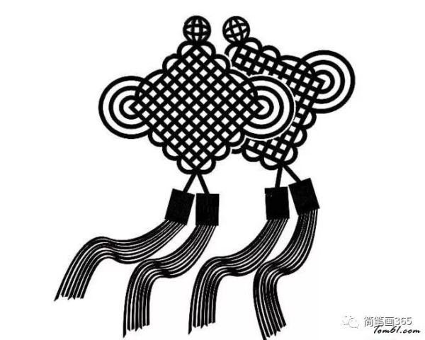 简笔画中国结 简笔画大全