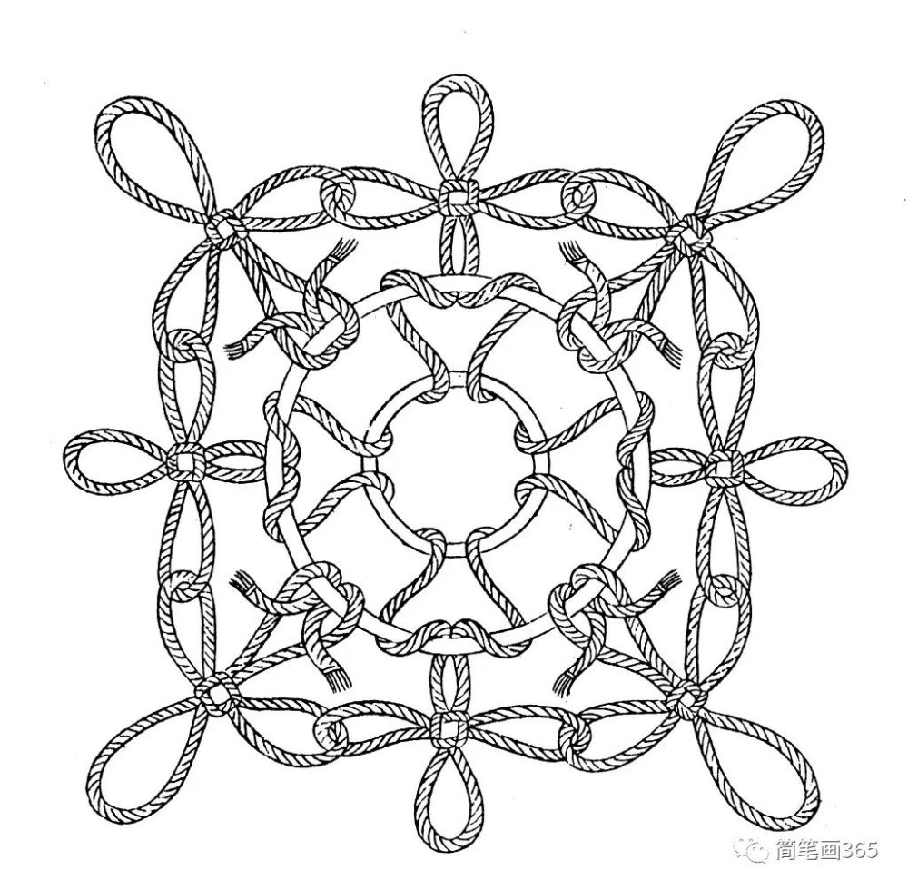 简笔画中国结 简笔画大全