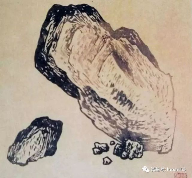 黄秋园课徒稿:皴法与山石画法全解