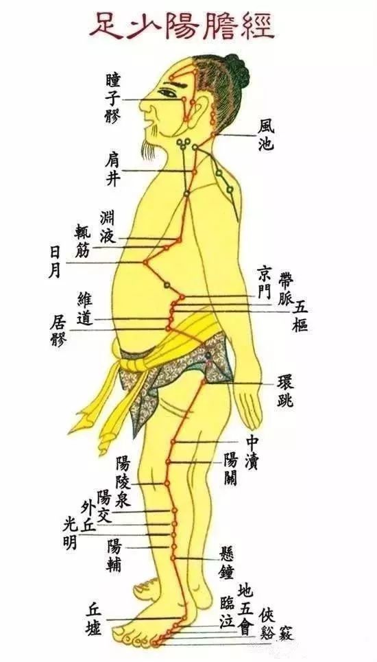 胆经一通万病无踪一套真人胆经操5分钟学会早练早受益