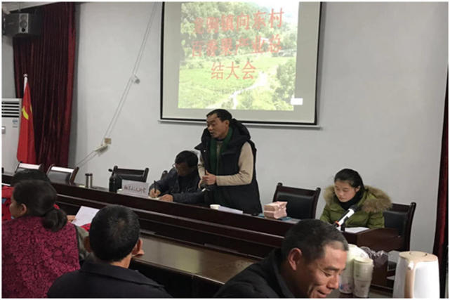 龙驹镇向东村百香果产业年底分红 农民股东乐