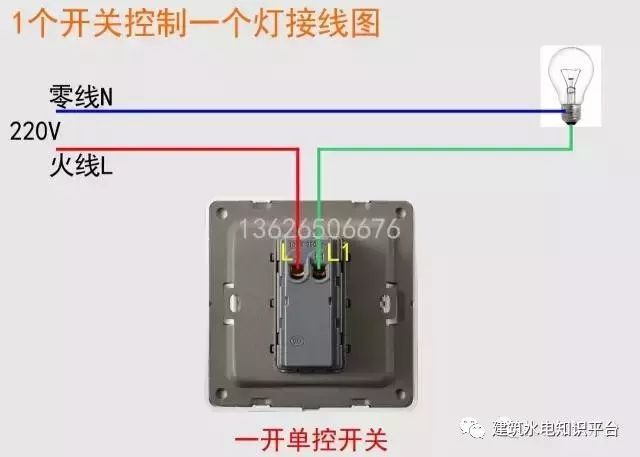 常用开关接线图学完自己就会了