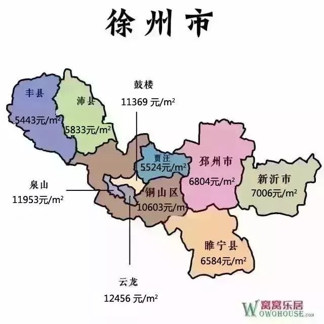 最新!江苏13市41县55区房价地图出炉 看无锡是涨是跌