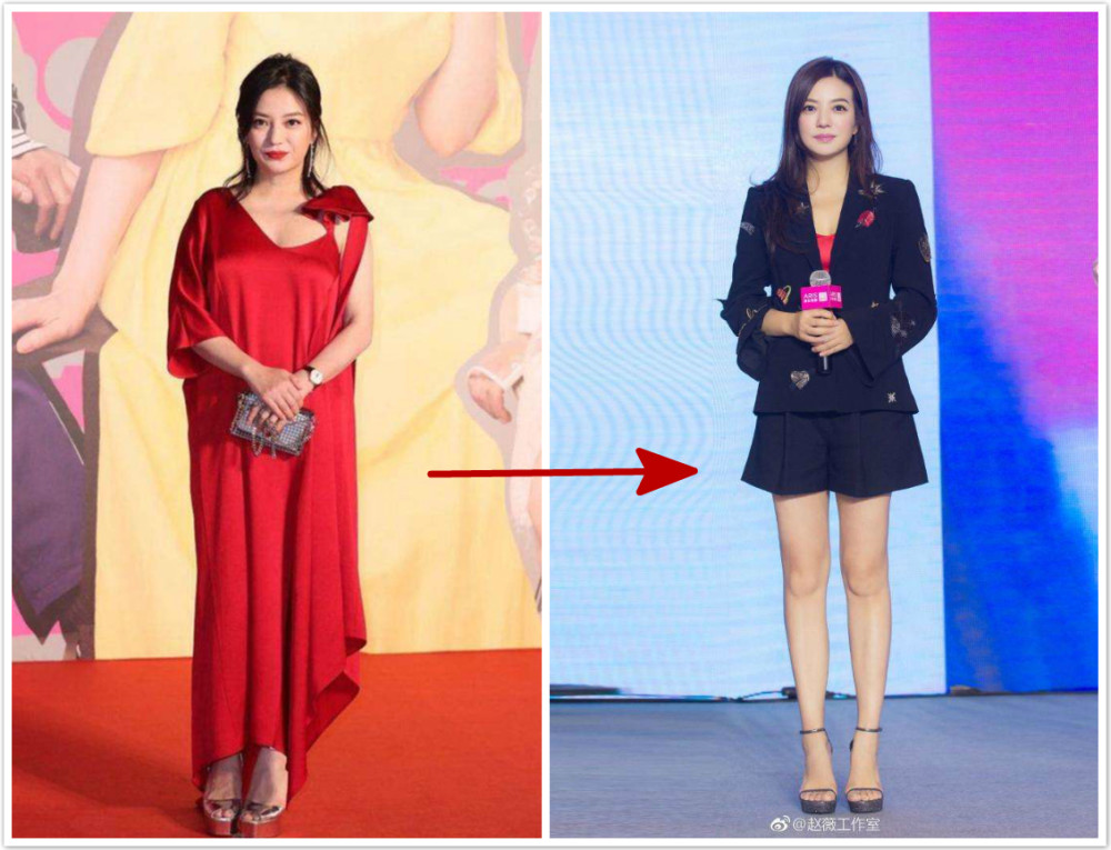 才爆冷赢腿精宣美,赵薇又凭6000+的胶带鞋将