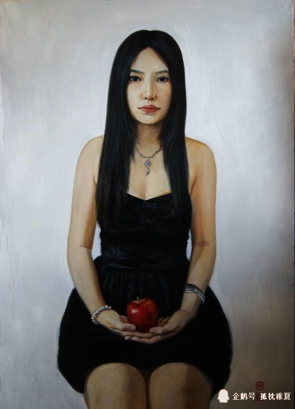 80后美女画家米巧铭,32岁作品卖出1250万,胡润艺术榜年龄最小者