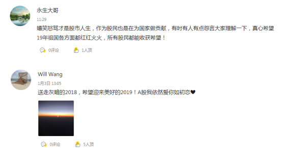 股民寄语2019年:纵使虐我千百遍 我待股市如初