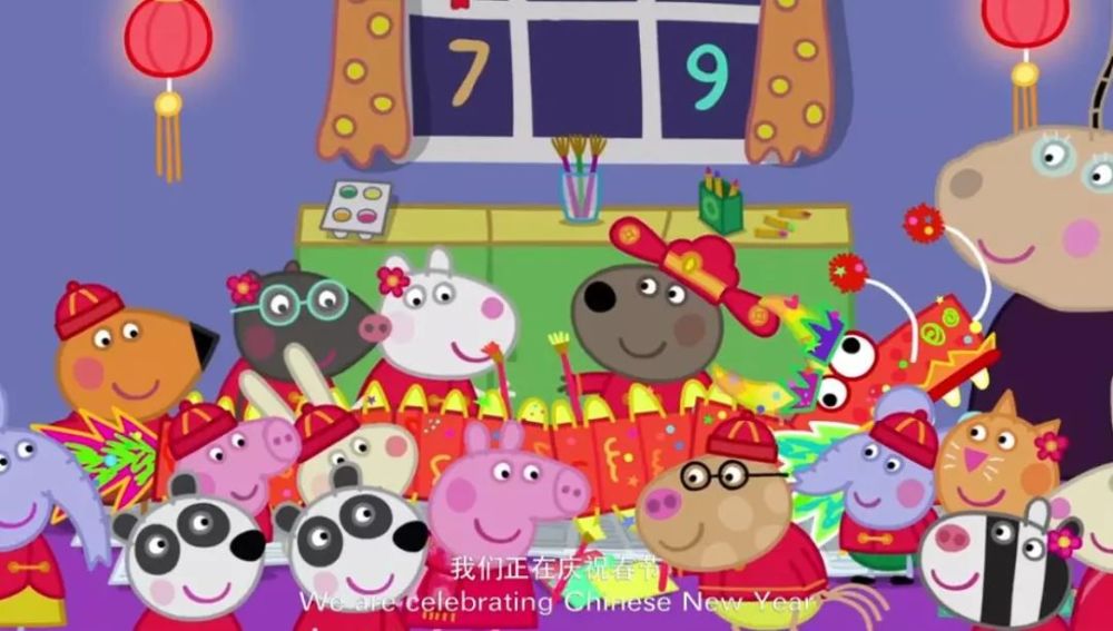 小猪佩奇春节上映,中英合拍真人结合动画,追热