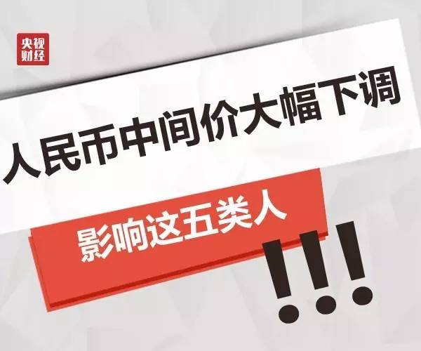人民币中间价8年来首次跌破6.9 这五类人最受伤