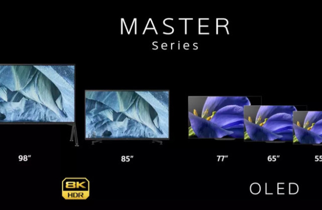 索尼CES发布98英寸8K电视:硬件配置随8K全面
