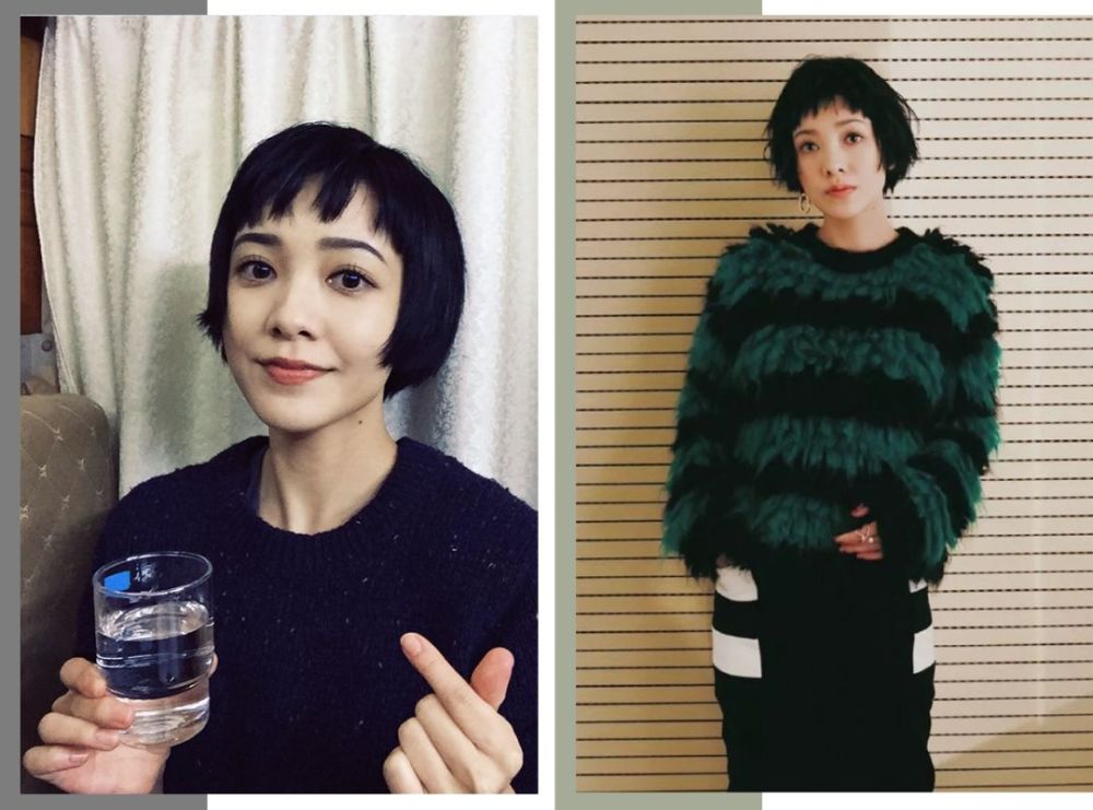 自从小时代初尝短发造型后,她就没有再留过长发了.