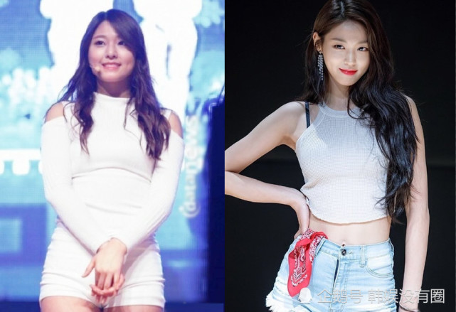 aoa 金雪炫"减肥前,后"对比照再次成为